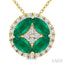 Gemstone & Diamond Fashion Pendant