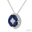 Gemstone & Diamond Fashion Pendant