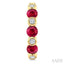 Alternate Gemstone & Diamond Hoop Earrings