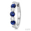 Alternate Gemstone & Diamond Hoop Earrings