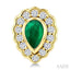 Bold Pear Shape Gemstone & Diamond Earrings