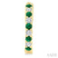Inside-Out Alternate Gemstone & Diamond Hoop Earrings