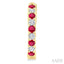Inside-Out Alternate Gemstone & Diamond Hoop Earrings
