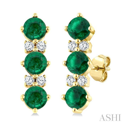 Gemstone & Petite Diamond Fashion Earrings