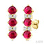 Gemstone & Petite Diamond Fashion Earrings