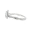 Pear Diamond Halo Engagement Ring