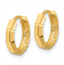 Geometric Huggie Hoop Earrings