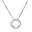 Sterling Silver White Sapphire Pendant