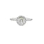 Round Diamond Halo Engagement Ring