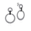 Bujukan Sterling Silver Black Spinel Earrings