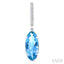 Evoque Gemstone Oval Shape & Diamond Earrings