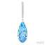 Evoque Gemstone Pear Shape & Diamond Earrings