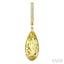 Evoque Gemstone Pear Shape & Diamond Earrings