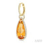 Pear Shape Gemstone & Halo Diamond Earrings