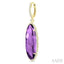 Oval Shape Gemstone & Halo Diamond Earrings