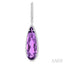 Pear Shape Gemstone & Halo Diamond Earrings