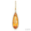 Pear Shape Gemstone & Halo Diamond Earrings