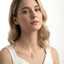 Evoque Gemstone Hexagon Shape & Halo Diamond Pendant