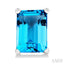 Emerald Shape Gemstone Stud Earrings