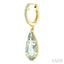 Evoque Gemstone Pear Shape & Diamond Earrings
