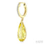 Evoque Gemstone Pear Shape & Diamond Earrings