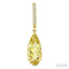 Evoque Gemstone Pear Shape & Diamond Earrings