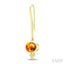 Bezel Gemstone & Diamond Fashion Earrings