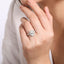 Oval Diamond Halo Engagement Ring