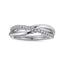 Sterling Silver White Sapphire Fashion Ring