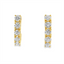 Diamond J-Hook Hoop Earrings