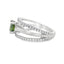 Round Diamond Split Shank Engagement Ring
