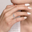 Round Diamond Hidden Halo Engagement Ring