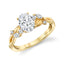 Oval Diamond Nature-Inspired Engagement Ring