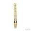 Channel Set Diamond Hoop Earrings