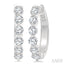 Diamond Hoop Earrings