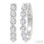 Diamond Hoop Earrings