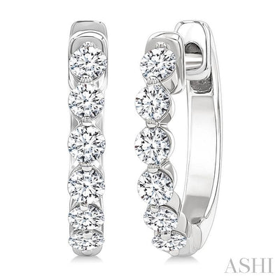 Diamond Hoop Earrings