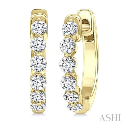 Diamond Hoop Earrings