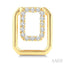 Golden Glow Emerald Shape Petite Diamond Fashion Earrings