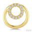 Round Shape Petite Diamond Fashion Earrings