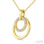 Round Shape Petite Diamond Fashion Pendant