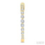Inside-Out Graduated Diamond  Fashion Hoop Earrings