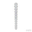 Chevron Diamond Fashion Hoop Earrings