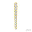 Chevron Diamond Fashion Hoop Earrings