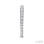 Chevron Diamond Fashion Hoop Earrings
