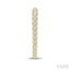 Chevron Diamond Fashion Hoop Earrings