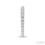 Chevron Diamond Fashion Hoop Earrings