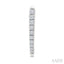 Chevron Diamond Fashion Hoop Earrings