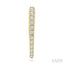 Chevron Diamond Fashion Hoop Earrings