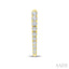 Chevron Diamond Fashion Hoop Earrings
